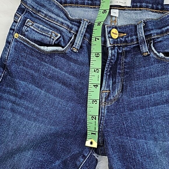 FRAME‎ -07 Women's Le Skinny De Jeanne Jeans in Fillmore Wash Mid-rise 26 - Picture 8 of 10